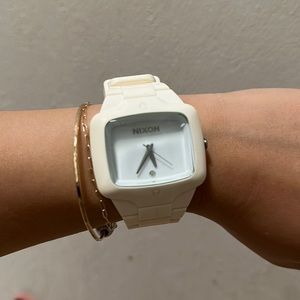 Unisex White Nixon watch